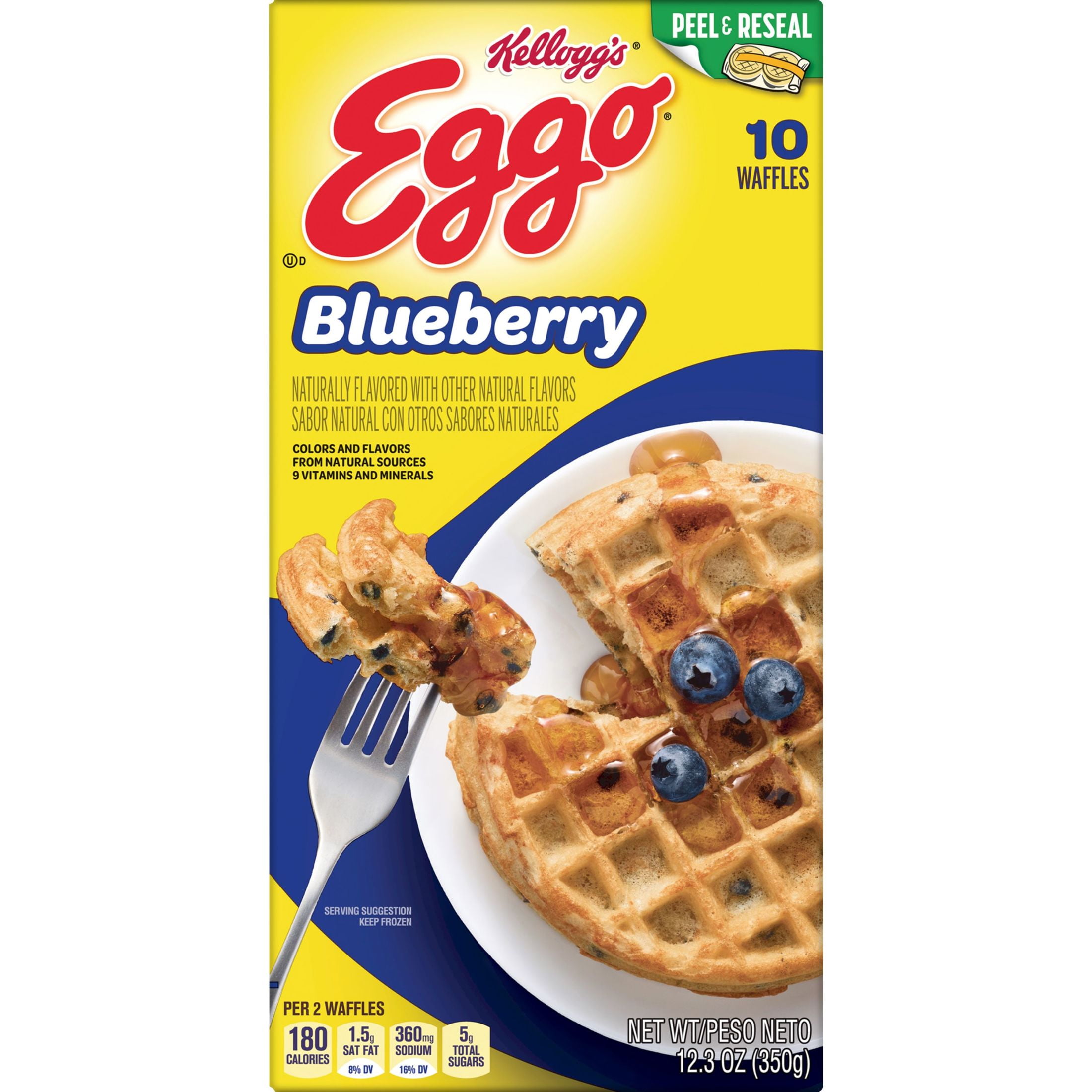 Eggo Waffles Blueberry