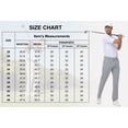 thumbnail image 7 of Tyhengta Mens Golf Pants Stretch Work Dress Pants 30"/32"/34" Quick Dry Lightweight Casual Comfy Trousers with Pockets Lightgray 32Wx32L, 7 of 7