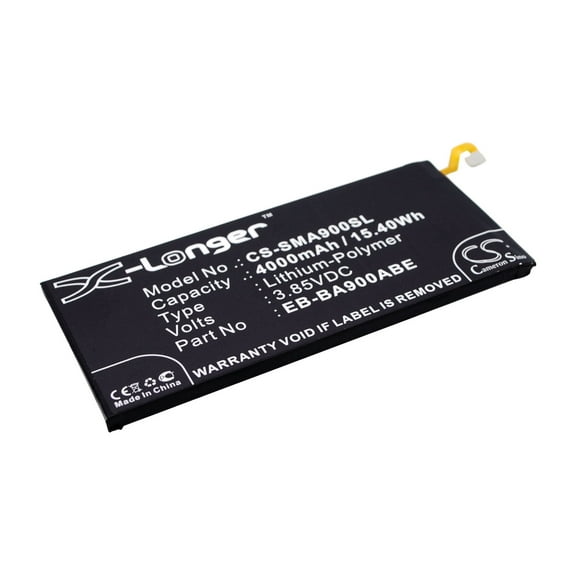 4000mAh EB-BA900ABE Battery for Samsung Galaxy A9 Pro 2016 Duos TD-LTE SM-A9100 SM-A9000 Galaxy A9 Pro Galaxy A9 2016 Galaxy A9