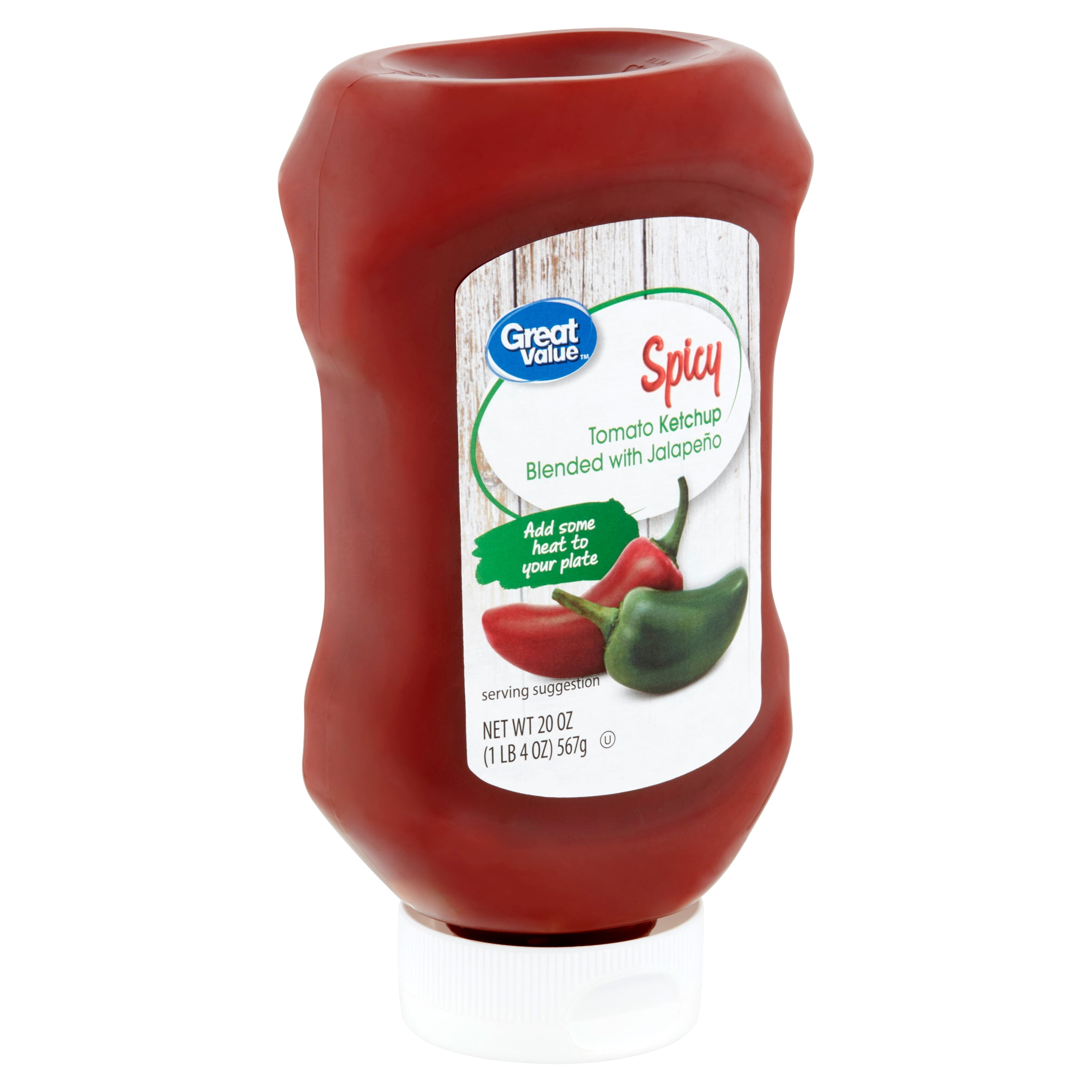 Great Value Spicy Tomato Ketchup, 20 oz