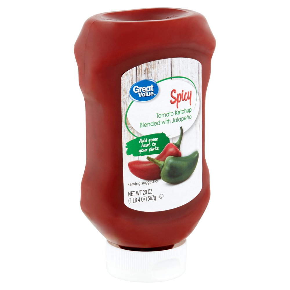 Great Value Spicy Tomato Ketchup, 20 oz