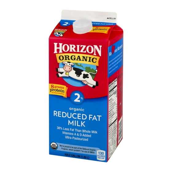 Horizon Organic 2 Reduced Fat Milk 0 5 Gal Com