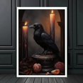 thumbnail image 1 of Póster de pared de arte de la Academia oscura, Victoria Crow, bruja, fantasma, decoración de fondo de Halloween, impresión de imagen gótica, pintura en lienzo, 1 of 4