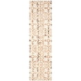 thumbnail image 3 of Safavieh Dip Dye Collection DDY711E Handmade Moroccan Geometric Watercolor Ivory and Camel Wool Area Rug (8' x 10'), 3 of 10