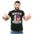 thumbnail image 2 of Mexican American Shirt Mexico National Flag Shirt Mexico Patriotic Shirt American Mexican T Shirt (Small Grey), 2 of 6