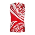 thumbnail image 4 of Camiseta sin mangas de cuello redondo para hombre, ropa deportiva para el hogar, pijamas, camiseta de color liso, blusa deportiva de poliéster para hombre, 4 of 5