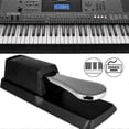 thumbnail image 1 of Professional Sustain Pedal With Polarity Switch For Digital Piano Yamaha, Roland, Casio And Midi Keyboard (d-v2)--silver, 1 of 5