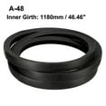 thumbnail image 3 of Uxcell A-48 V Belt Machine Transmission Rubber Black Replacement Drive Belt, 3 of 5
