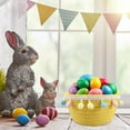 thumbnail image 5 of Decorative Woven Storage Basket for Easter Eggs, Multi-Purpose Handcrafted Rope Basket for Home Organization, Durable Eco-Friendly Decor for Household & Celebrations, 5 of 5