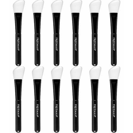 Freeman 12 Silicone Face Mask Applicators, Flexible Facial Mud Masks Applicator