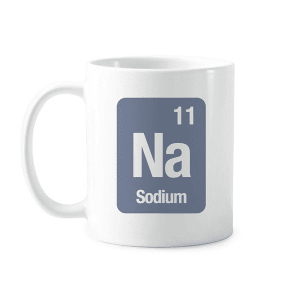Na Sodium Checal Element Science Mug Pottery Cerac Coffee Porcelain Cup Tableware