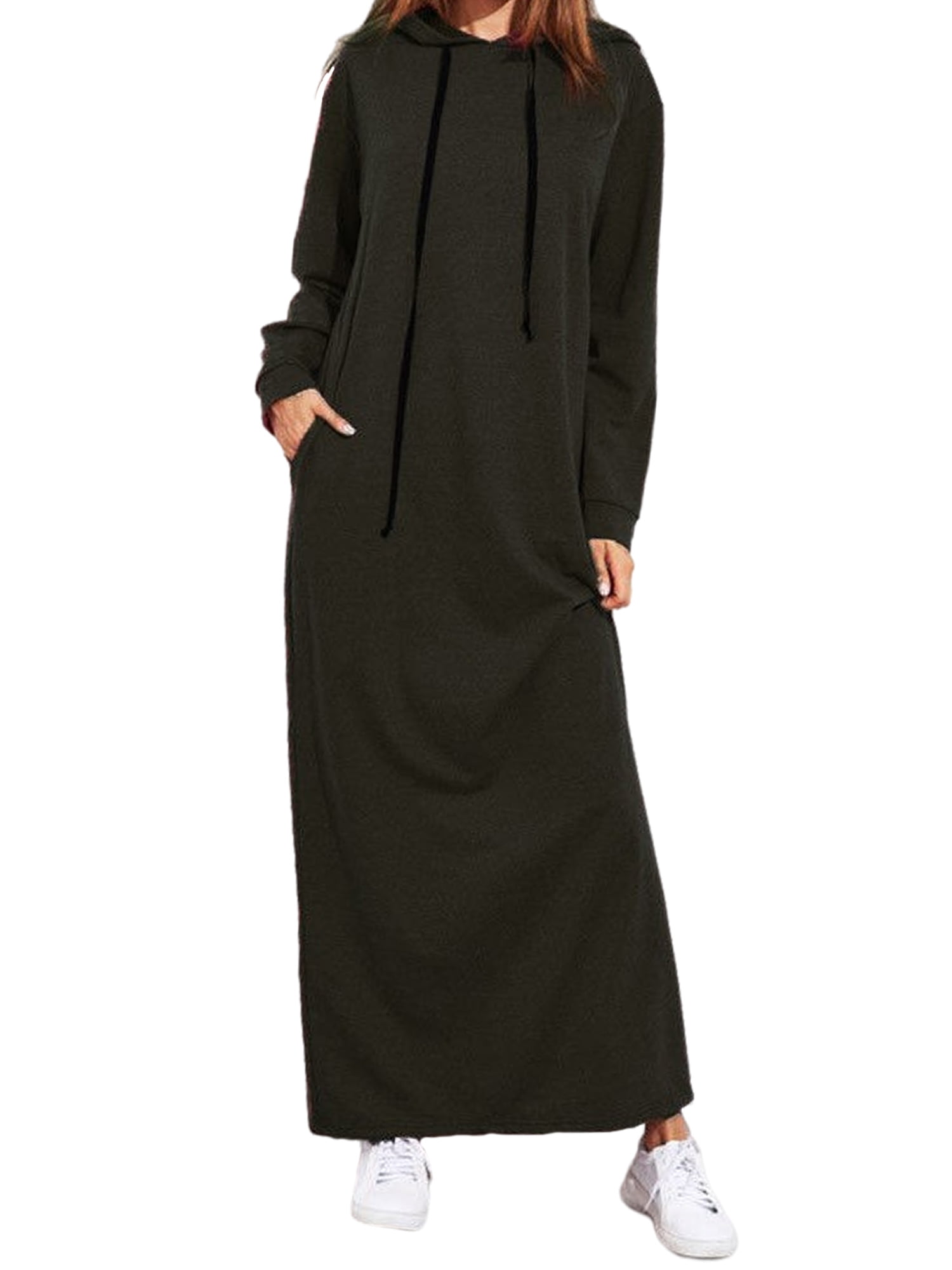 hooded maxi