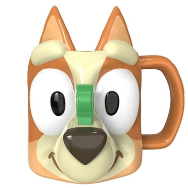 Zak Designs 15oz Bingo Sculpted Mug, Bluey