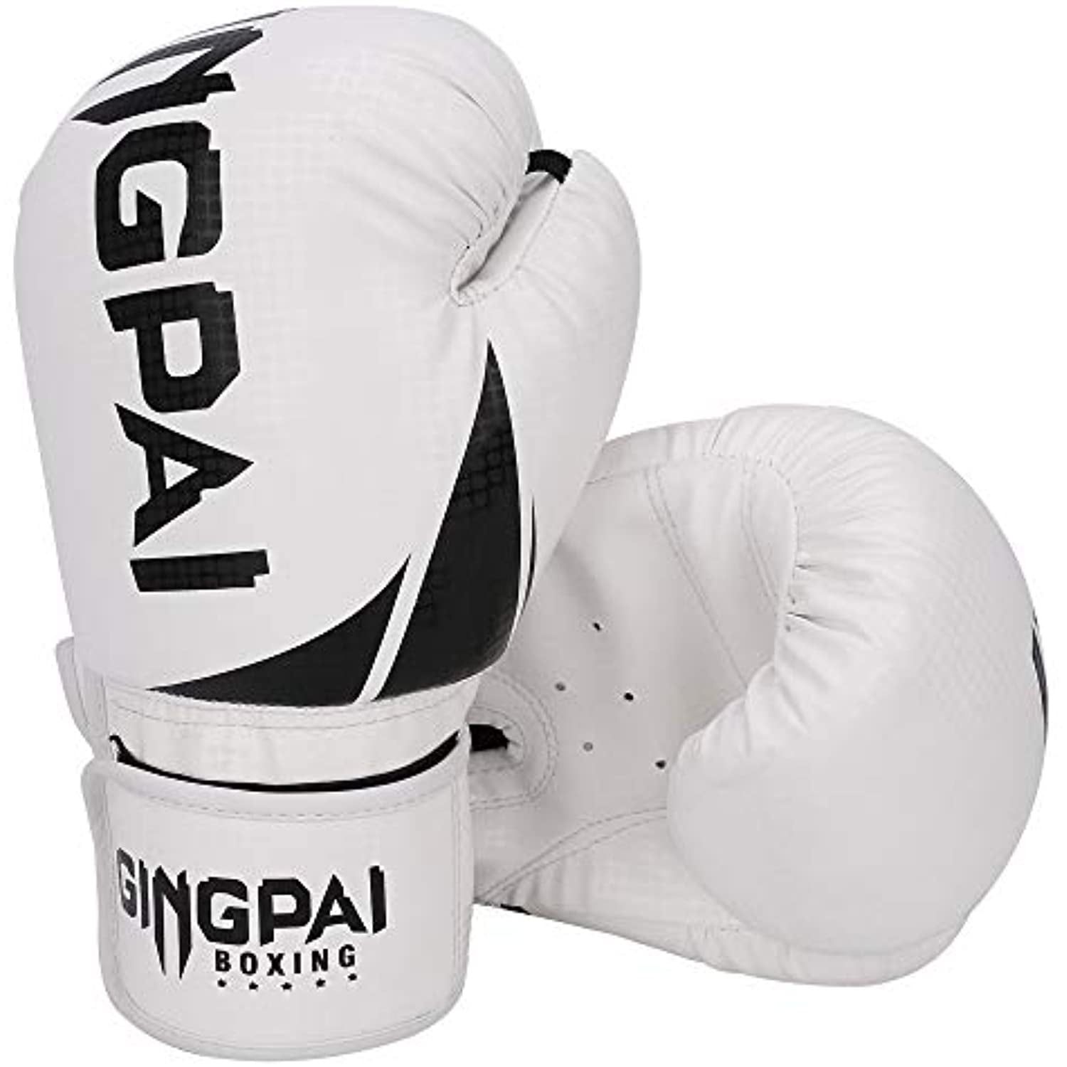 GINGPAI Boxing Gloves Muay Thai Kickboxing Professional Gloves for Punch Bag 