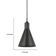thumbnail image 5 of Jep 6 Inch Modern Pendent Light, Round Metal Shade, Oil Rubbed Dark Tone- Saltoro Sherpi, 5 of 5