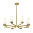 thumbnail image 3 of 597MP3-BK-Z-Lite-Laurent - 3 Light Outdoor Post Mount Light with Opal Glass In Modern Style-18 Inches Tall and 30 Inches Wide, 3 of 5
