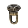 thumbnail image 2 of B&P Lamp® Solid Cast Brass Screw Collar Loop For 1-1/16 Inch Center Hole Canopies, 1/4IP, Antique Brass, 2 of 3