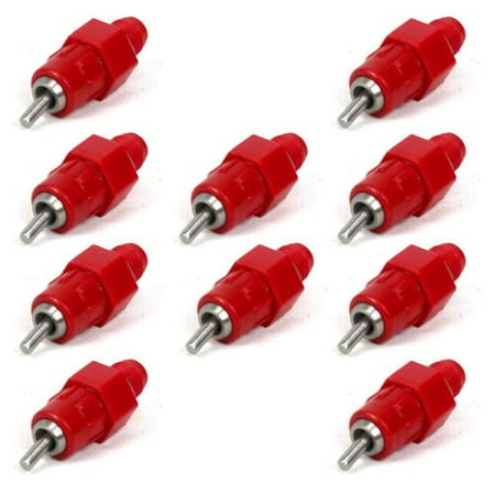 Automatic Chicken Water Nipple Drinker Feeders Poultry Hen Screw