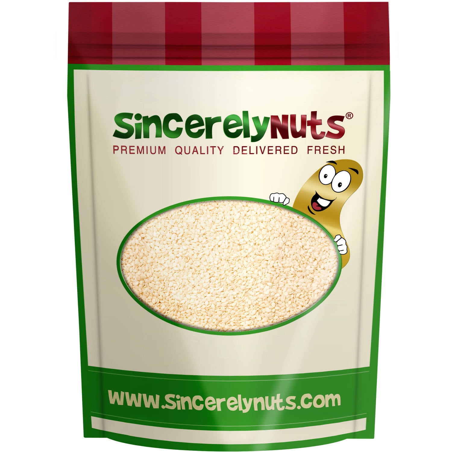Sincerely Nuts Sesame Seeds Hulled, 2 LB Bag by Sincerely Nuts