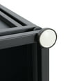 thumbnail image 5 of Christopher Knight Home Outdoor Modern Metal Tank Holder Side Table, Powder-Coated Iron with Door, Matte Black, 5 of 11