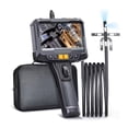 thumbnail image 1 of 360° Steering Industrial Endoscope Camera 8mm 5" IPS Screen Inspection Borescope 1080P ,Easily Maneuver, 1 of 6