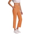 thumbnail image 2 of Women Bootcut Work Pants Trendy Business Casual Trouser Yoga Workout Slacks High Waist Stretch Leg Office Pant Ladies Comfy Plus Size Trendy Outfits Lightweight Cute Fashion Dressy Clothes, 2 of 6