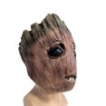 thumbnail image 3 of Máscara para cosplay Galaxys Gardians Babys Groots I am Groots Latex, 3 of 3