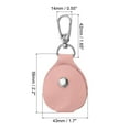thumbnail image 2 of Uxcell Leather Key Fob, Genuine Leather Keys Cover Portable Key Fob Air Tag Holder for Keys ID Key Cards, Pink 4 Pack, 2 of 6