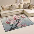thumbnail image 2 of Coolnut Lightweight Carpet Mats, 31 x 20 inches Area Soft Rugs Floor Mat Doormat Decoration for Rooms Entrance Branch of Blooming Cherry, 2 of 6