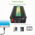 thumbnail image 3 of Tignapoo HUNCV 1000W Solar Panel Kit with 220V Inverter for Home & Outdoor Use, 12V to 220V Power Supply for BBQ and Charging (Includes 220W Inverter), 3 of 5