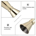 thumbnail image 3 of Jigger japonés doble para cócteles, juego de jigger de acero inoxidable para barra, jigger dorado (1 oz/2 oz), 3 of 6