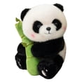 thumbnail image 1 of Cute Panda Plush Toy With /Tree Stump Adorable National Stuffed Pillow For Girlfriend, 1 of 9