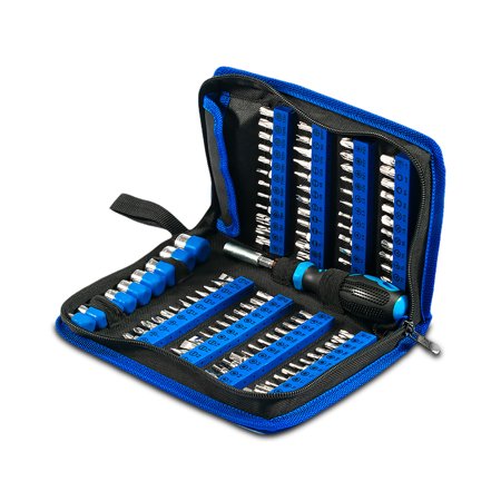 Screwdriver Bit Set with Handle Computer Metric Repair Screw Driver Kit Electronics Ratcheting Portable 120\-in\-1