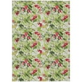 thumbnail image 2 of Addison Rugs Chantille Indoor/Outdoor Transitional Holiday Holly Aloe Machine Washable Rectangle Rug, 10' x 14', 2 of 7