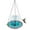 Purple, variant on Solar Bird Bath Fountain for Outdoor, 9.25" Hanging Glass Birdfeeder with Solar Water Pump, Decorative Garden Bird Bath Bowl for Outside Yard Patio, 2-in-1 Bird Feeder & Water Fountain Set