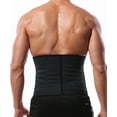 thumbnail image 3 of VASLANDA Latex Men Waist Trainer Corsets with Steel Bone Sweat Belt Sauna Suit for Fitness, 3 of 8