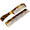 Giraffe, variant on Parcelona 2pc Wide Tooth Comb Set French Cellulose Acetate Hair Detangler Combs (Tokyo)