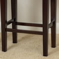 thumbnail image 6 of Ridgway 26.2" Backless Bonded Leather Counter Stools, Set of 2, Brown, 6 of 6