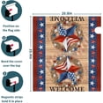 thumbnail image 6 of 4th of July Patriotic Star Mailbox Covers Magnetic Large Size 21"X25.5" American Flag Mailbox Cover Memorial Day Red White Blue Decorative Magnetic Mailbox Covers Letter Box Cover Wrap for Outside, 6 of 6