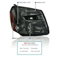 thumbnail image 3 of Spec-D Tuning Smoke Headlights Tinted Compatible with 2005-2009 Chevrolet Equinox L+R Pair Head Light Lamp Assembly, 3 of 6