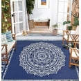 thumbnail image 5 of Yesurprise 12ft Persian Cyclone Compass Blue+ Outdoor Carpet - 320gsm Plastic Woven, 5 of 8