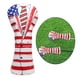 thumbnail image 1 of Golf Wood Headcover Suit Pattern Fundas antideslizantes para conductores con Sharpla Casco de palo de golf, 1 of 8