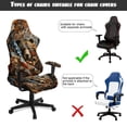 thumbnail image 4 of Jeiento Camo Bear Computer Chair Cover with Armrest Covers American Flag Gaming Chair Cover Anti-Scratch Gaming Chair Slipcover Easy Installation for Home, Shop, Living Room, Office, 4 of 7