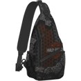 thumbnail image 2 of AL22 Harley Davidson Anti-Theft Backpack Messenger Bag Small Multi-Function Backpack for Unisex, 2 of 5
