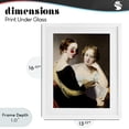 thumbnail image 4 of Stupell Industries Glam Vintage Ladies Ordering Takeout White Framed Print Under Glass, 13 x 16, by Wild Apple Portfolio, 4 of 8