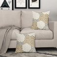 thumbnail image 3 of Brown White Pillow Covers 16x16 Set of 2 Boho Gray Polka Dot Throw Pillows Modern Trendy Print Decorative Outdoor Farmhouse Pillowcase Cushion Cover Linen Case Decor for Home Sofa Couch Bed, 3 of 6