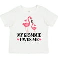 thumbnail image 3 of Inktastic Grammie Loves Me Girl Flamingo Girls Toddler T-Shirt, 3 of 5