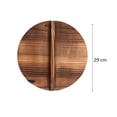 thumbnail image 3 of EeaseMX Tapa de madera para olla, antisalpicaduras de aceite, antiescaldaduras, herramienta de cocina (29 x 29 x 1,6 cm), 3 of 7