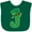 Green, variant on Irish St Patricks Day Letter J Monogram Boys or Girls Baby Bib