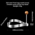 thumbnail image 3 of Deals of The Day Clearance! Stainless Steel Cooking Rings Set, 2PCS Non-Stick Frying Tool, Round Shaper Rings for Cooking Eggs, Pancakes, and More Clearance Sales Today Deals Prime, 3 of 6